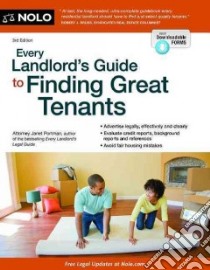 Every Landlord's Guide to Finding Great Tenants libro in lingua di Portman Janet
