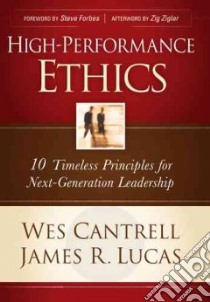 High-Performance Ethics libro in lingua di Cantrell Wes, Lucas James R.