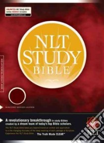 New Living Translation Study Bible, Burgundy, Bonded Leather libro in lingua di Not Available (NA)