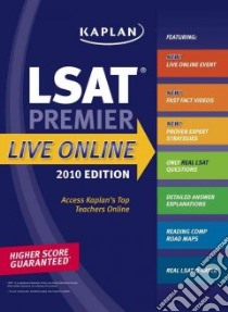 Kaplan LSAT 2010 Premier Live Online libro in lingua di Kaplan (COR)