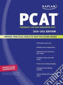 Kaplan PCAT 2010-2011 libro in lingua di Kaplan Test Prep and Admissions Staff (COR)