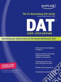 Kaplan DAT 2009-2010 libro in lingua di Kaplan (COR)