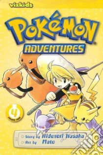Pokemon Adventures 4 libro in lingua di Kusaka Hidenori, Mato (ILT)