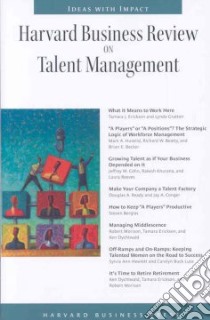 Harvard Business Review on Talent Management libro in lingua di Not Available (NA)