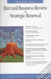 Harvard Business Review on Strategic Renewal libro in lingua di Harvard Business Review