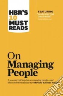 HBR's 10 Must-Reads on Managing People libro in lingua di Harvard Business Review (COR)