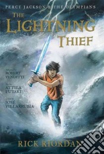 The Lightning Thief libro in lingua di Riordan Rick, Venditti Robert (ADP), Futaki Attila (ILT), Villarrubia Jose (CON)