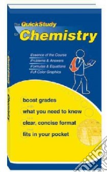 Quick Study for Chemistry libro in lingua di Jackson Mark D. Ph.D.