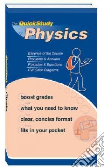 Quick Study For Physics libro in lingua di Jackson Mark D. Ph.D.