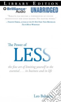 The Power of Less (CD Audiobook) libro in lingua di Babauta Leo, Stella Fred (NRT)