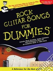 Rock Guitar Songs for Dummies libro in lingua di Herriges Greg P. (EDT)