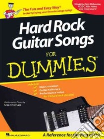 Hard Rock Guitar Songs for Dummies libro in lingua di Herriges Greg P.
