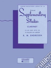 Supplementary Studies for Clarinet libro in lingua di Endresen R. M. (COP)