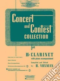 Concert and Contest Collection for Bb Clarinet libro in lingua di Voxman H. (COM)