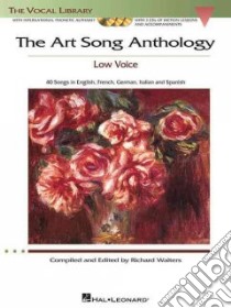 The Art Song Anthology libro in lingua di Walters Richard (EDT), Gerhart Martha (TRN), Gonzales Cynthia (TRN)