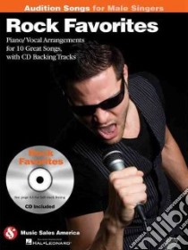 Rock Favorites - Audition Songs for Male Singers libro in lingua di Hal Leonard Publishing Corporation (COR)