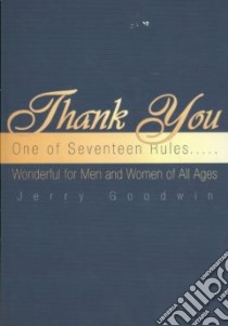 Thank You libro in lingua di Goodwin Jerry