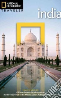 National Geographic Traveler India libro in lingua di Nicholson Louise