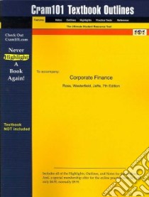Corporate Finance libro in lingua di Westerfield, J Ross