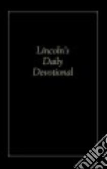 Lincoln's Daily Devotional libro in lingua di Sandburg Carl (INT)