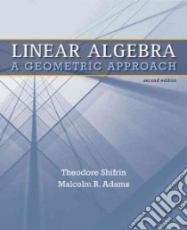 Linear Algrebra libro in lingua di Shifrin Theodore, Adams Malcolm R.