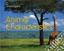 Animal Characteristics libro in lingua di Barraclough Sue
