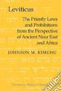 Leviticus libro in lingua di Kimuhu Johnson M.