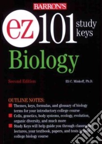 Barron's Ez-101 Study Keys Biology (CD Audiobook) libro in lingua di Minkoff Eli C., Riggenbach Jeff (NRT)