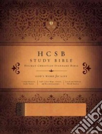 HCSB Study Bible libro in lingua di Holman Bible Publishers (COR)