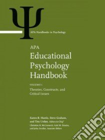 Apa Educational Psychology Handbook libro in lingua di Harris Karen R. (EDT), Graham Steve (EDT), Urdan Tim (EDT)
