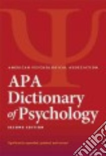 Apa Dictionary of Psychology libro in lingua di VandenBos Gary R. Ph.D. (EDT)