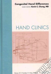 Congenital Hand Differences libro in lingua di Chung Kevin C. M.D.