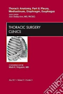 Thoracic Anatomy libro in lingua di Jean Deslauriers