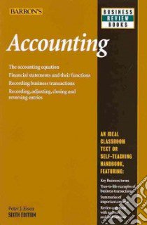 Accounting libro in lingua di Eisen Peter J.