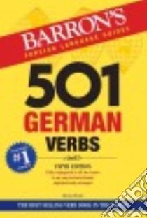 501 German Verbs libro in lingua di Strutz Henry