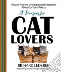A Treasury for Cat Lovers libro in lingua di Lederer Richard