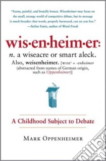Wisenheimer libro in lingua di Oppenheimer Mark