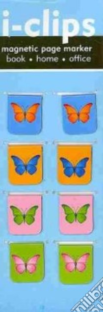 Butterflies I-clips Magnetic Bookmarks libro in lingua di Peter Pauper Press Inc. (COR)