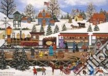 Winter Train Station Deluxe Boxed Holiday Cards libro in lingua di Peter Pauper Press Inc. (COR)