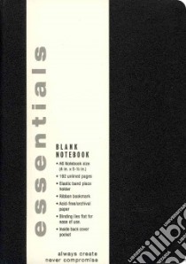 Essentials Black Small Blank Notebook libro in lingua di Peter Pauper Press Inc. (COR)
