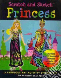 Princess Scratch and Sketch Sticker Kit libro in lingua di Peter Pauper Press (COR)