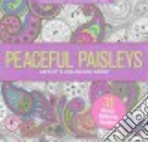 Peaceful Paisleys Artist's Adult Coloring Book libro in lingua di Peter Pauper Press (COR)