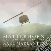 Matterhorn (CD Audiobook) libro in lingua di Marlantes Karl, Pinchot Bronson (NRT)