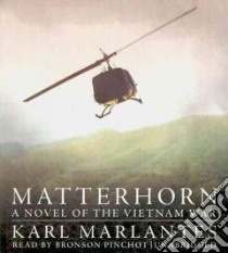 Matterhorn (CD Audiobook) libro in lingua di Marlantes Karl, Pinchot Bronson (NRT)