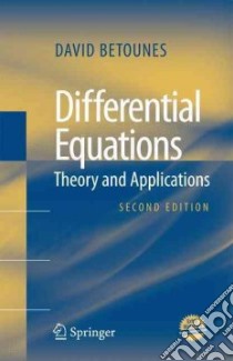 Differential Equations libro in lingua di Betounes David