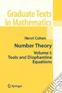 Number Theory libro in lingua di Cohen Henri