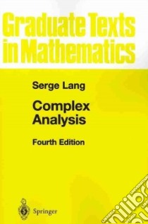 Complex Analysis libro in lingua di Lang Serge (EDT)