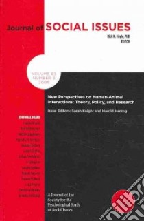 New Perspectives on Human-animal Interactions libro in lingua di Knight Sarah (EDT), Herzog Harold (EDT)