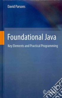 Foundational Java libro in lingua di Parsons David