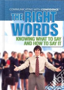 The Right Words libro in lingua di Landau Jennifer